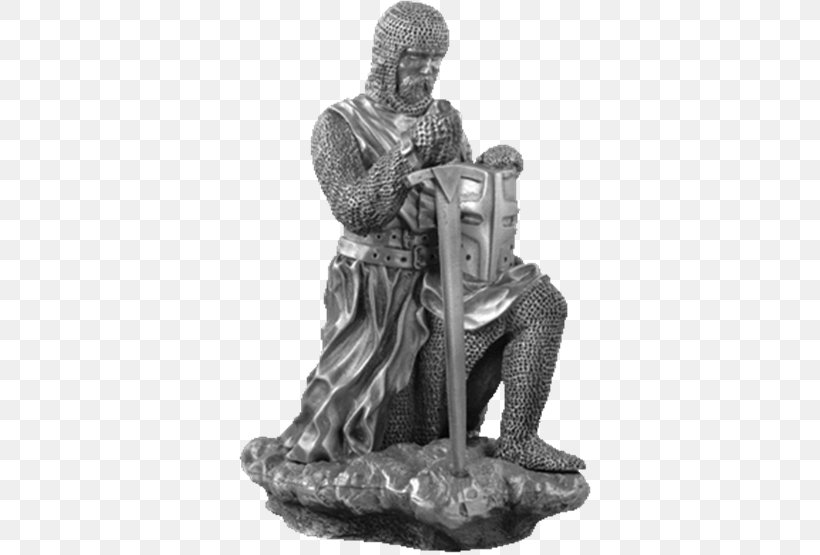 Statue Classical Sculpture Figurine Bronze Sculpture, PNG, 555x555px, Statue, Black And White, Bronze, Bronze Sculpture, Cavaler Cruciat Download Free