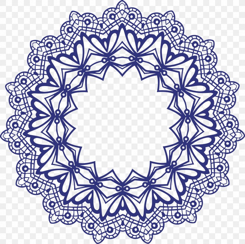 Lace Clip Art, PNG, 1918x1910px, Lace, Area, Black And White, Blue, Color Download Free