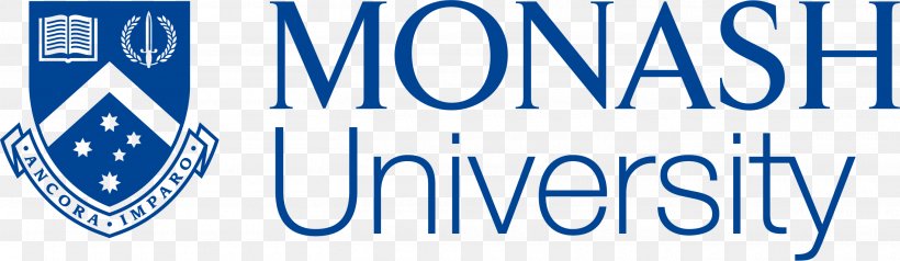 Monash University Logo Organization Brand Trademark, PNG, 2720x790px, Monash University, Academy, Area, Banner, Blue Download Free