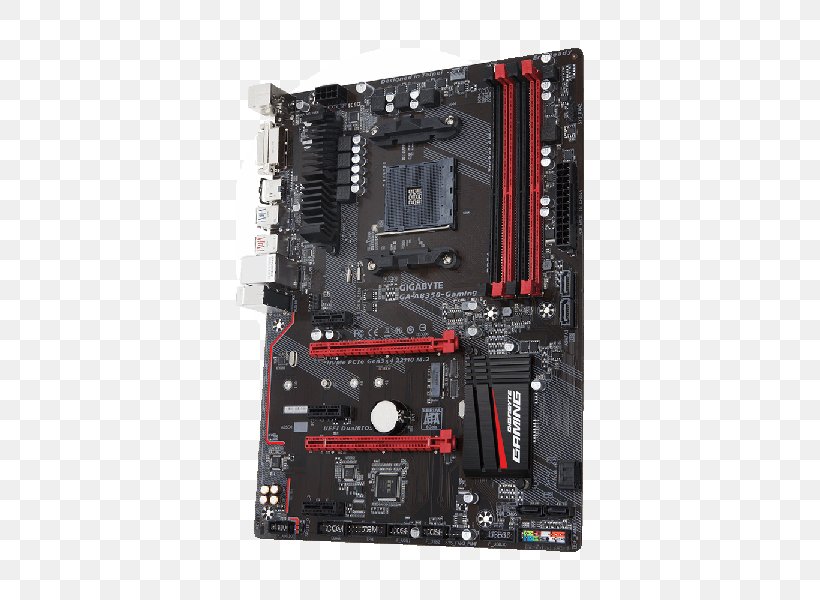 Socket AM4 Gigabyte GA-AB350-Gaming 3 ATX Motherboard Ryzen, PNG, 600x600px, Socket Am4, Advanced Micro Devices, Atx, Computer Case, Computer Component Download Free