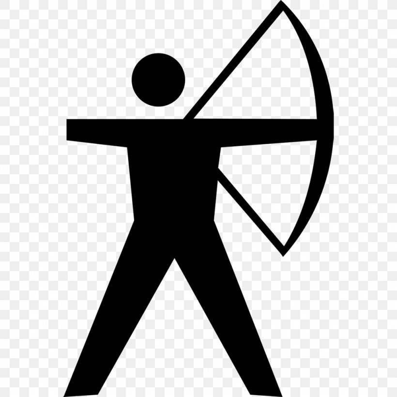 Target Archery Bow And Arrow Clip Art, PNG, 1024x1024px, Archery, Area, Black, Black And White, Bow And Arrow Download Free