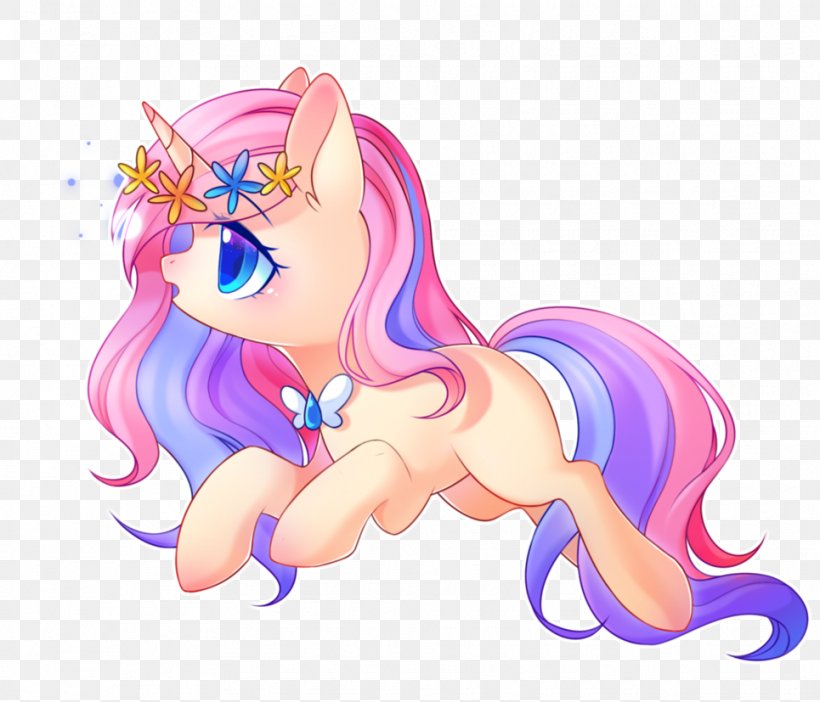 Unicorn Animated Cartoon Illustration Ear, PNG, 965x827px, Watercolor, Cartoon, Flower, Frame, Heart Download Free