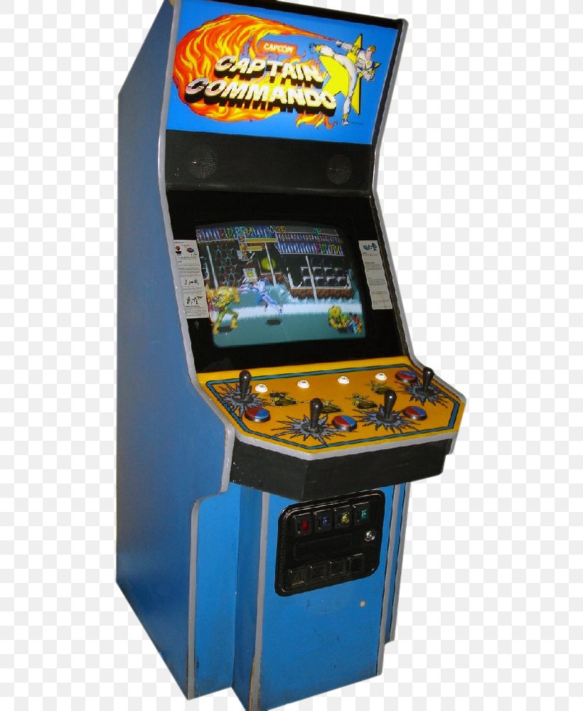 Arcade Cabinet Captain Commando Cadillacs And Dinosaurs Arcade Game Super Contra, PNG, 498x1000px, Arcade Cabinet, Arcade Game, Cadillacs And Dinosaurs, Capcom, Captain Commando Download Free