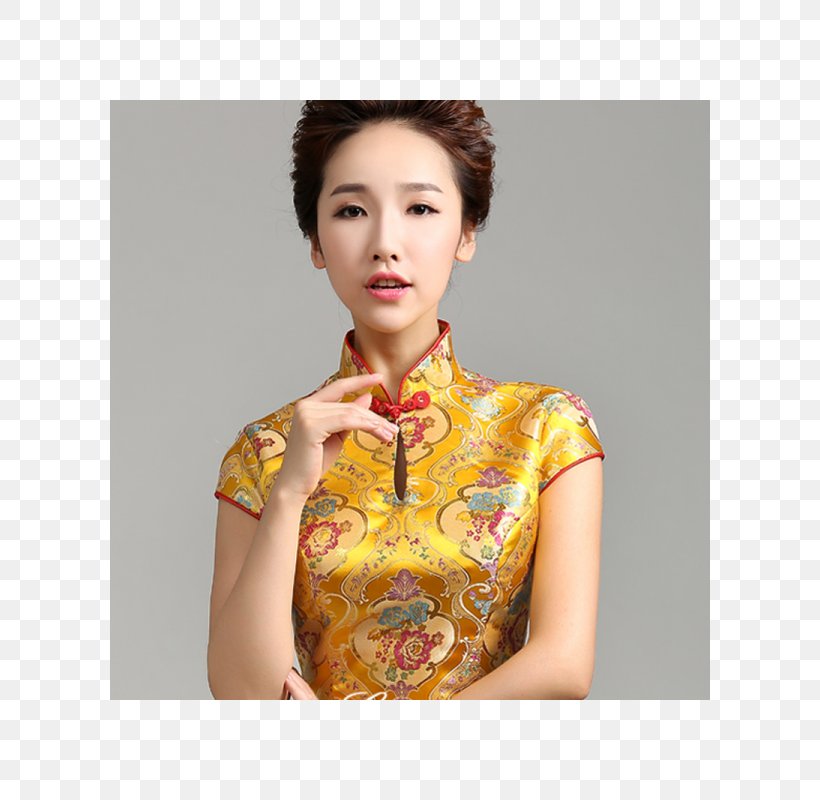 Clothing Sleeve Cheongsam Mandarin Collar Dress, PNG, 600x800px, Clothing, Blouse, Cheongsam, Chinese Clothing, Clothing Sizes Download Free