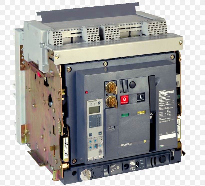 Circuit Breaker Schneider Electric Electronics Merlin Gerin Square D, PNG, 942x856px, Circuit Breaker, Ampacity, Circuit Component, Electrical Engineering, Electrical Network Download Free