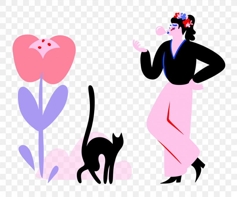 Park Pet Lady, PNG, 2500x2074px, Park, Behavior, Biology, Cartoon, Cat Download Free