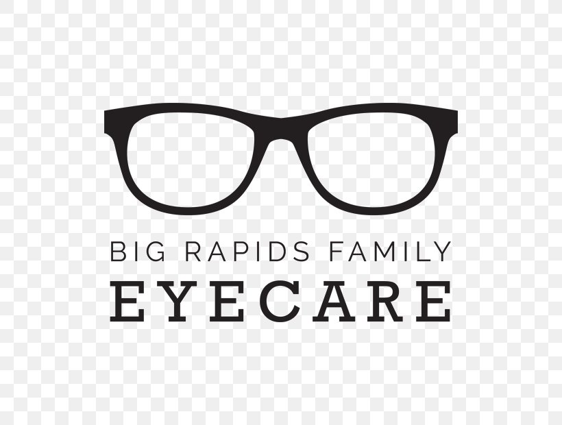 Sunglasses Logo Big Rapids Family Eyecare Goggles, PNG, 620x620px, Glasses, Area, Big Rapids, Black, Black And White Download Free