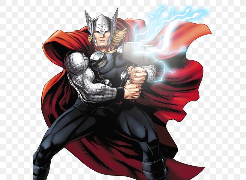 Thor Captain America Hulk Iron Man Marvel Comics, PNG, 600x600px, Thor, Action Figure, Asgard, Avengers, Captain America Download Free