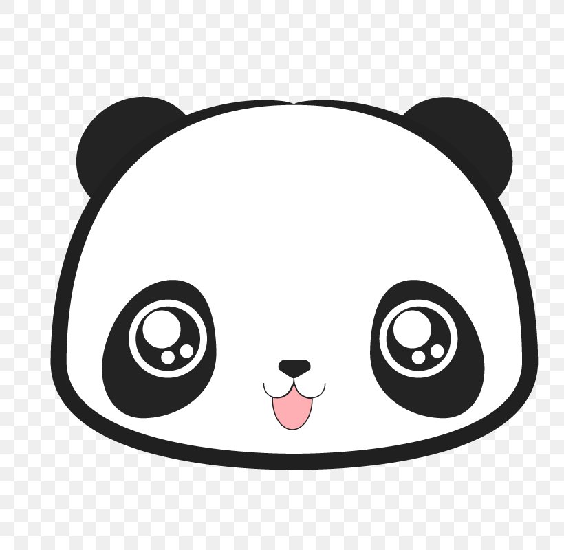 Giant Panda Happy Panda Drawing Image Painting, PNG, 800x800px, 2018, Giant  Panda, Bear, Black, Black And