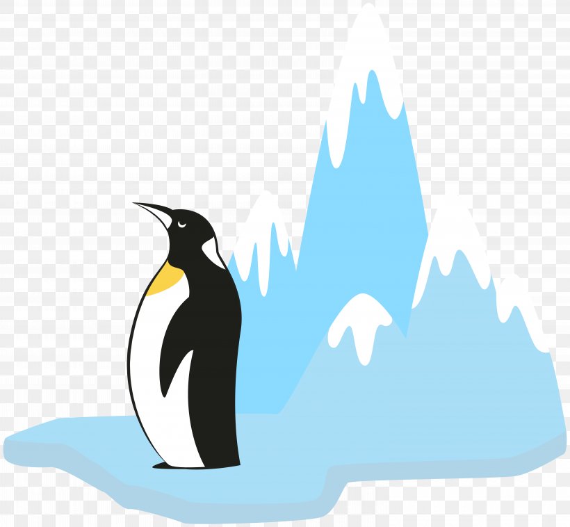 Penguin Glacier Clip Art, PNG, 6000x5551px, Penguin, Beak, Bird, Cartoon, Drawing Download Free