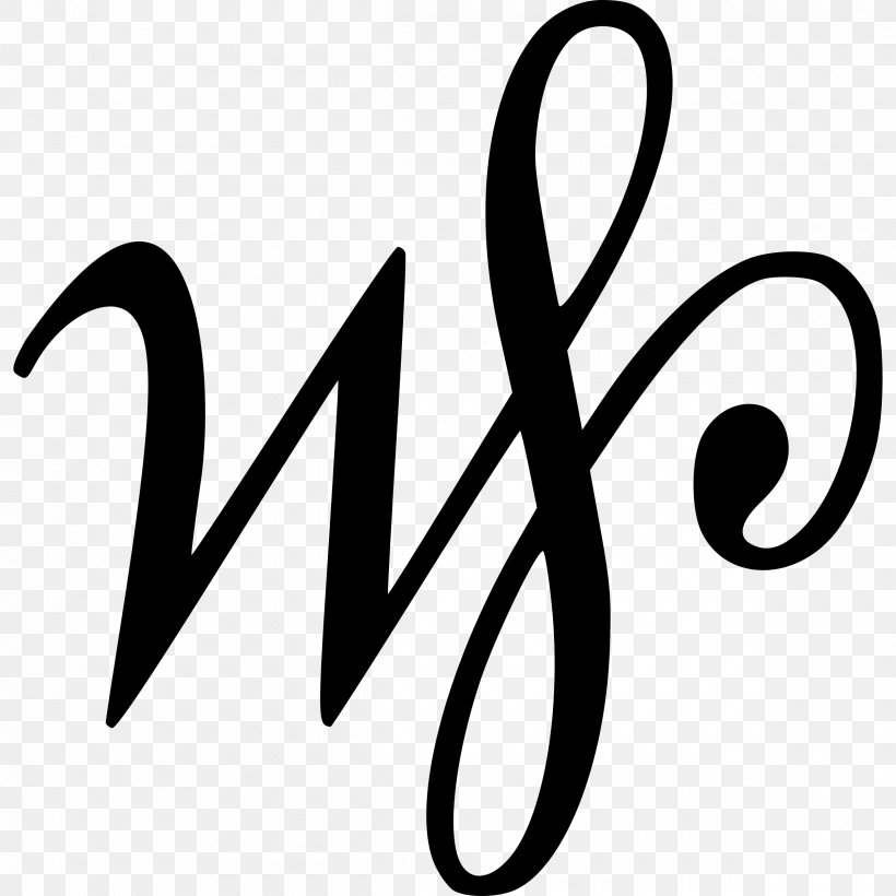 Typographic Ligature Symbol Clip Art, PNG, 2400x2400px, Typographic Ligature, Area, Black And White, Brand, Calligraphy Download Free