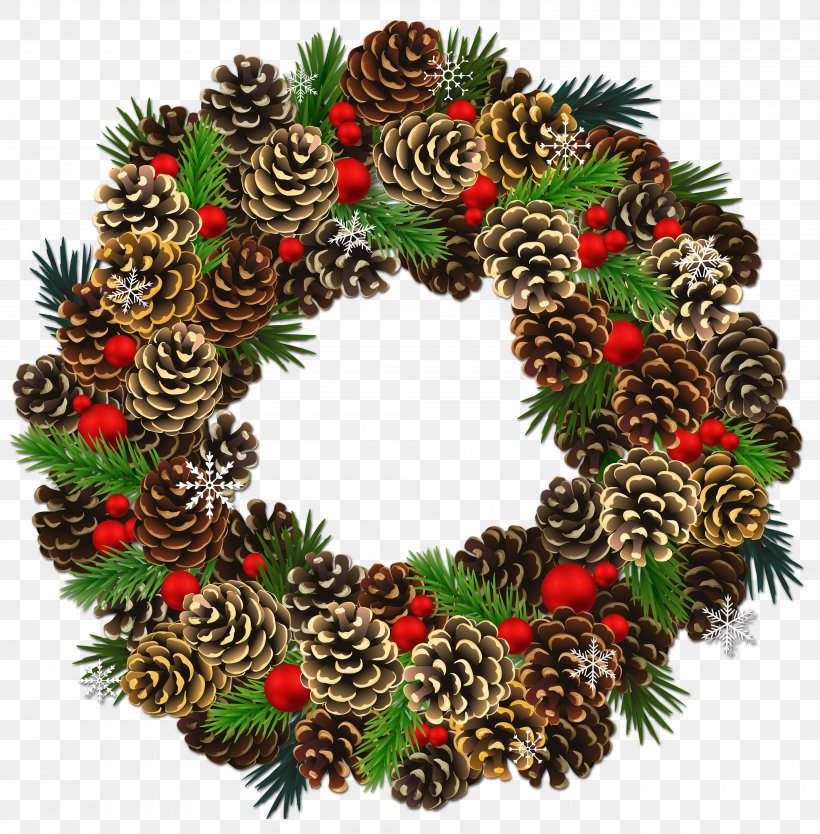 Christmas Wreath Garland Clip Art, PNG, 4000x4073px, Christmas, Christmas Card, Christmas Decoration, Christmas Ornament, Christmas Tree Download Free