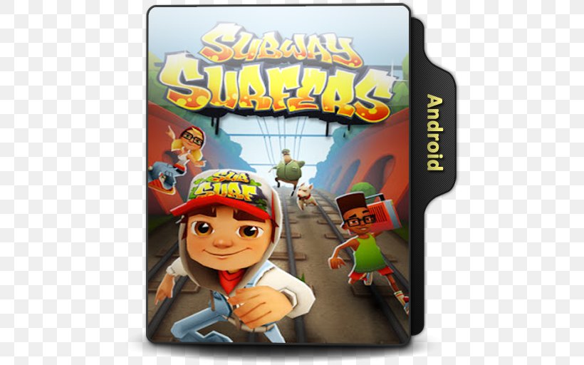 Subway Surfers Nokia 2690 Mobile Phones Video Game Mobile Game, PNG, 512x512px, Subway Surfers, Action Figure, Android, Arcade Game, Game Download Free