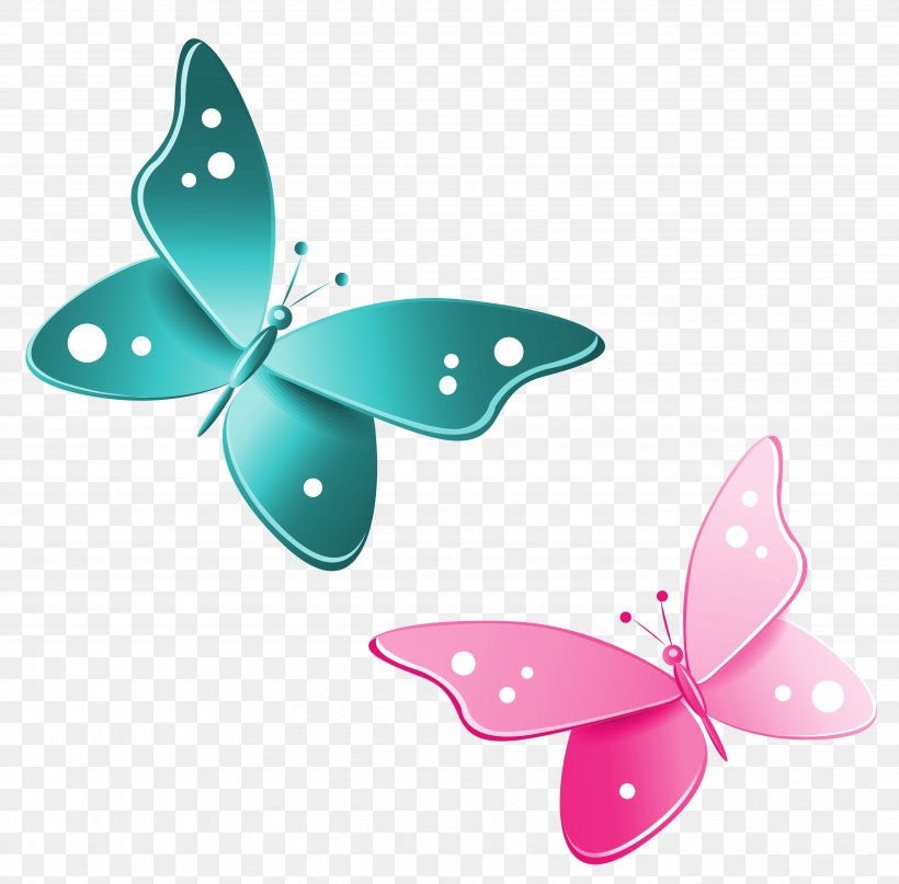 Butterfly Pink Clip Art, PNG, 5704x5619px, Butterfly, Blue, Butterflies And Moths, Color, Free Download Free