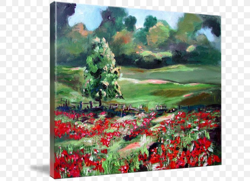 Poppy Watercolor Painting Acrylic Paint, PNG, 650x593px, Poppy, Acrylic Paint, Acrylic Resin, Ecosystem, Field Download Free