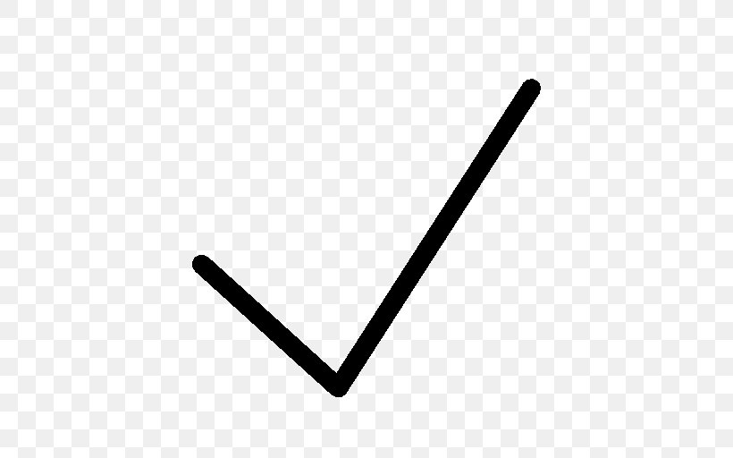 Check Mark Checkbox, PNG, 512x512px, Check Mark, Black, Black And White, Checkbox, Ios 7 Download Free