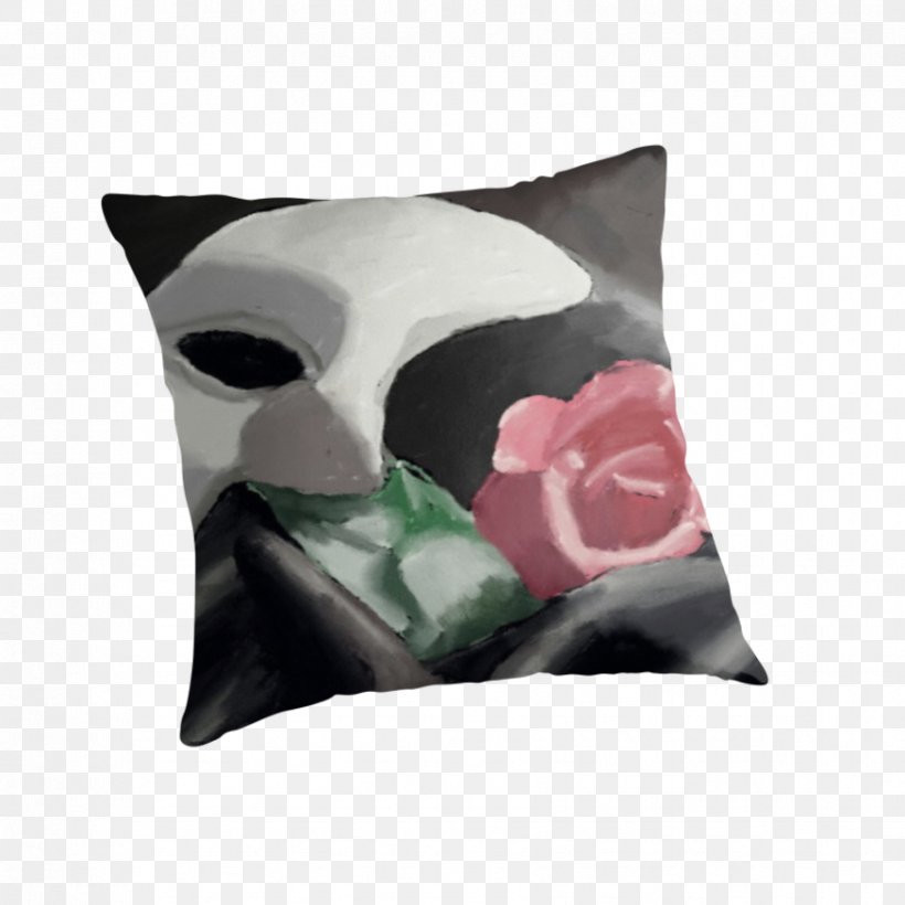Cushion Throw Pillows The Phantom Of The Opera Massachusetts Institute Of Technology, PNG, 875x875px, Cushion, Mask, Opera, Phantom Of The Opera, Pillow Download Free