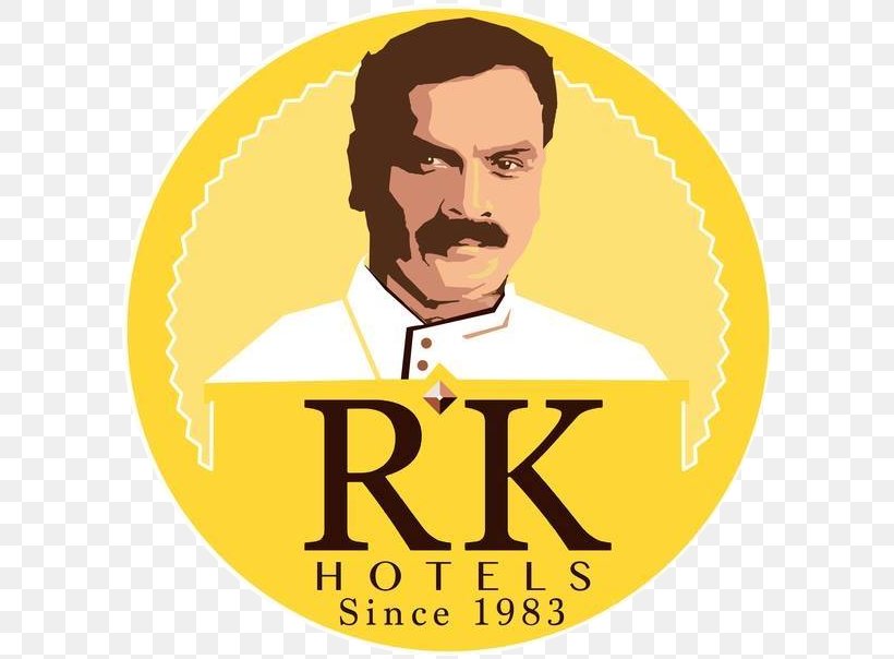 RK Paradise Hotel Logo Restaurant Brand, PNG, 606x604px, Hotel, Brand, Facial Hair, Hair, Label Download Free