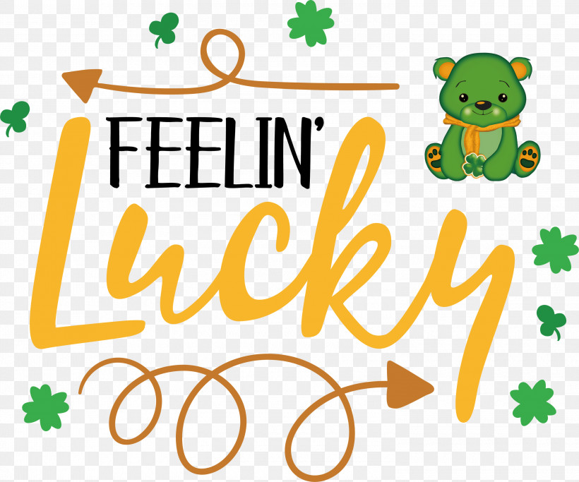 Saint Patrick Patricks Day Feelin Lucky, PNG, 3000x2500px, Saint Patrick, Biology, Cartoon, Flower, Green Download Free