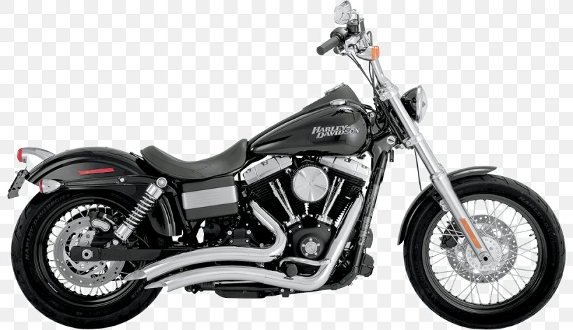Exhaust System Harley-Davidson Super Glide Motorcycle Softail, PNG, 800x472px, Exhaust System, Automotive Exterior, Automotive Wheel System, Bobber, Chopper Download Free