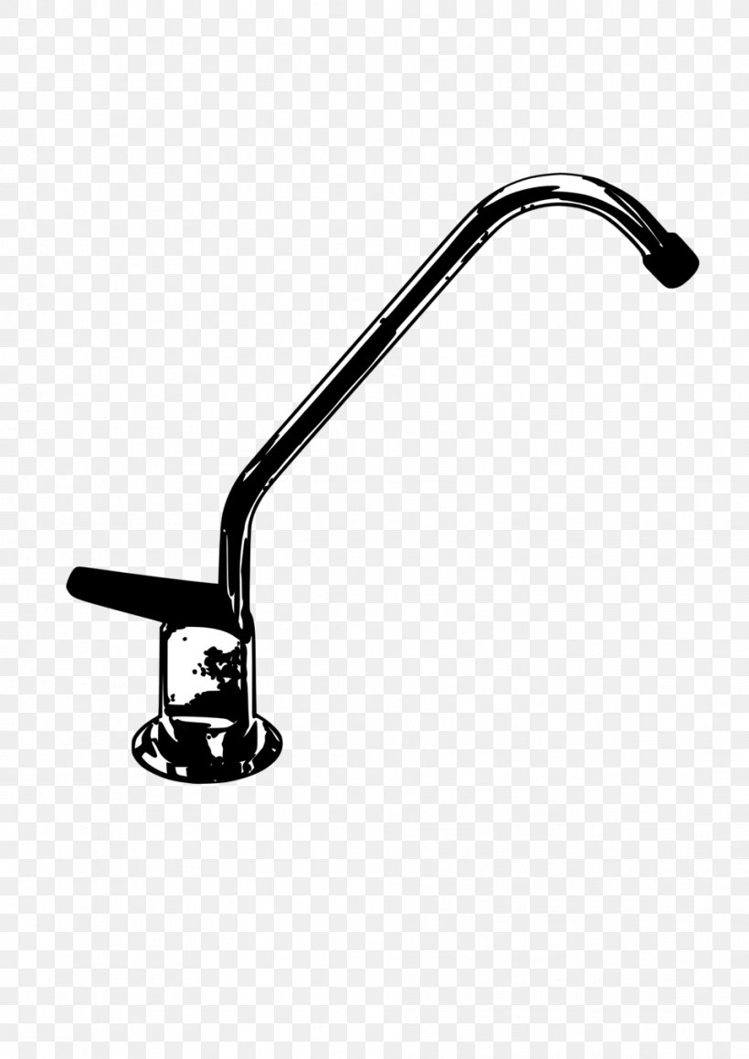 Tap Water Sink Drinking Water Clip Art, PNG, 958x1355px, Tap, Bathroom Accessory, Bathtub Accessory, Black And White, Drinking Download Free
