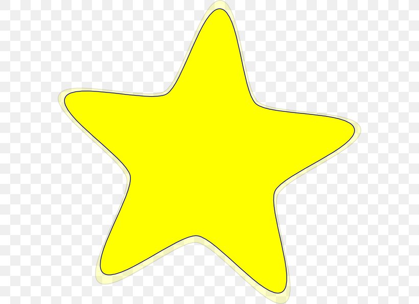 Yellow Starfish Area Clip Art, PNG, 594x595px, Yellow, Area, Organism, Point, Star Download Free