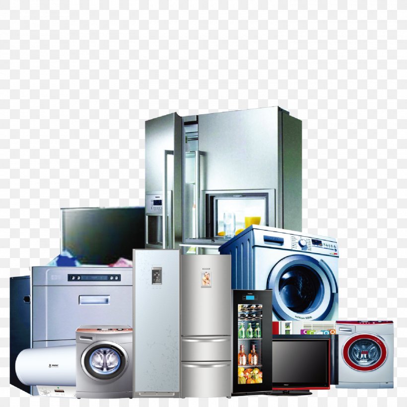 Home Appliance Washing Machine Refrigerator, PNG, 1500x1500px, Home Appliance, Air Conditioner, Electronics, Haier, Kitchen Download Free