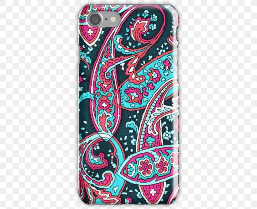 Paisley IPhone 8 Sony Ericsson Xperia X10 Teal Pattern, PNG, 500x667px, Paisley, Aquamarine, Art, Iphone, Iphone 8 Download Free