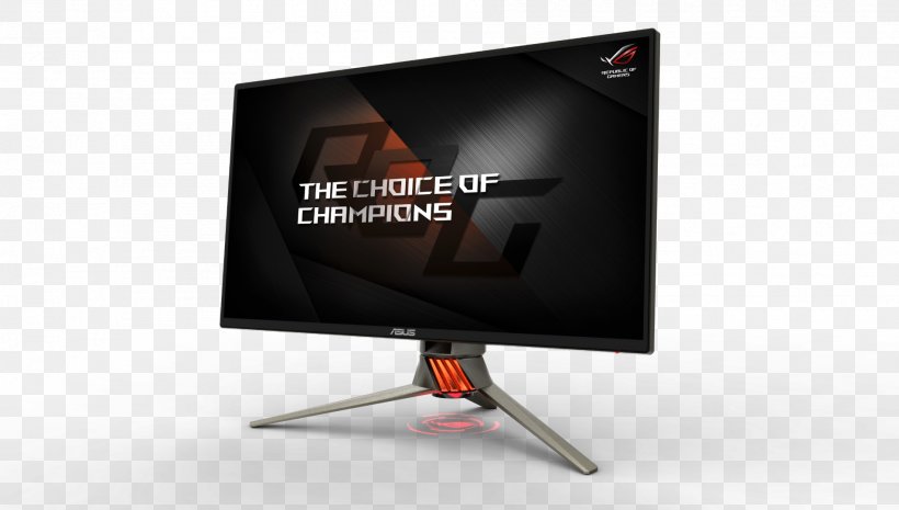 ASUS ROG Swift PG-8Q Computer Monitors Refresh Rate LCD Television, PNG, 1904x1080px, Asus Rog Swift Pg8q, Advertising, Asus, Asus Rog, Asus Rog Swift Download Free