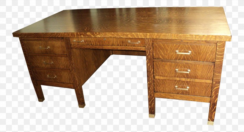 Desk Wood Stain Varnish Drawer, PNG, 3548x1922px, Desk, Antique, Drawer, Furniture, Hardwood Download Free