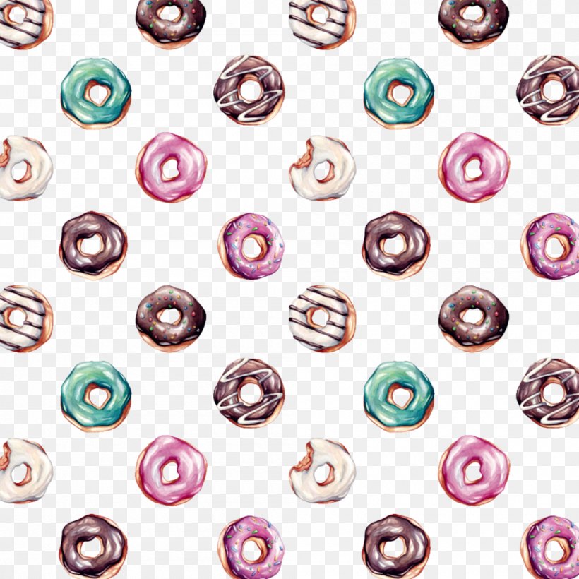 Doughnut Cartoon Illustration, PNG, 1000x1000px, Doughnut, Animation, Body Jewelry, Button, Cartoon Download Free