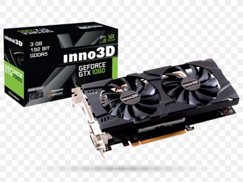 Graphics Cards & Video Adapters NVIDIA GeForce GTX 1060 GDDR5 SDRAM Inno3D 英伟达精视GTX, PNG, 1280x960px, Graphics Cards Video Adapters, Computer, Computer Component, Electronic Device, Electronics Accessory Download Free