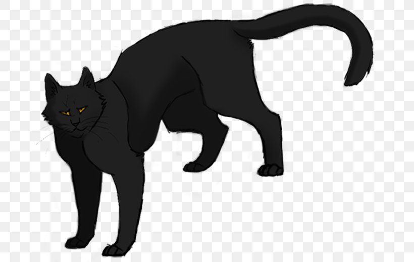 Warriors Erin Hunter Breezepelt Crowfeather Leafpool, PNG, 677x519px, Warriors, Black, Black And White, Black Cat, Bombay Download Free