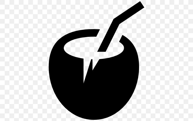 Coconut Water Coconut Milk, PNG, 512x512px, Coconut Water, Beverages, Black And White, Brand, Coconut Download Free