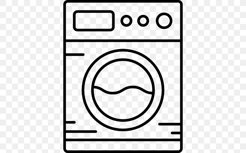 Washing Machines Cleaning, PNG, 512x512px, Washing Machines, Area, Black, Black And White, Brand Download Free