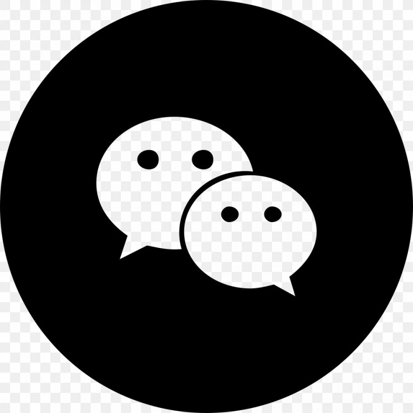 Wechat Business, PNG, 980x980px, Drawing, Black, Black And White, Button, Computer Network Download Free