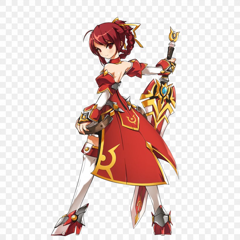 Elsword Elesis Image Character Video Games, PNG, 3000x3000px, Watercolor, Cartoon, Flower, Frame, Heart Download Free