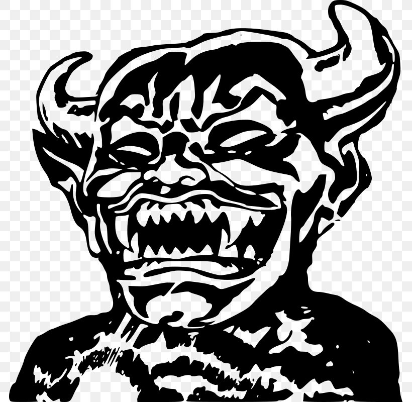Devil Satan Clip Art, PNG, 783x800px, Devil, Art, Black And White, Demon, Drawing Download Free