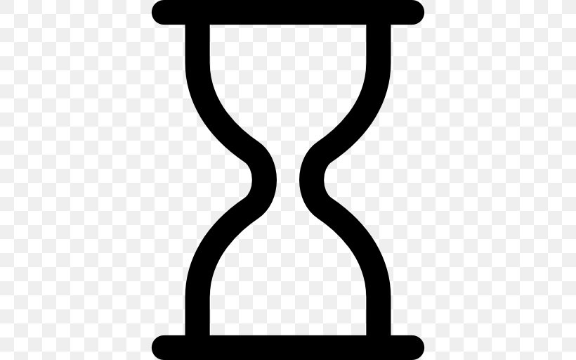 Hourglass, PNG, 512x512px, Hourglass, Black, Black And White, Clock, Font Awesome Download Free