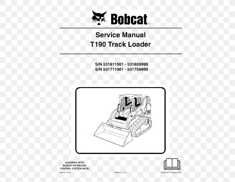 Owner's Manual Skid-steer Loader Product Manuals AB Volvo Bobcat Company, PNG, 560x636px, Skidsteer Loader, Ab Volvo, Area, Black And White, Bobcat Company Download Free