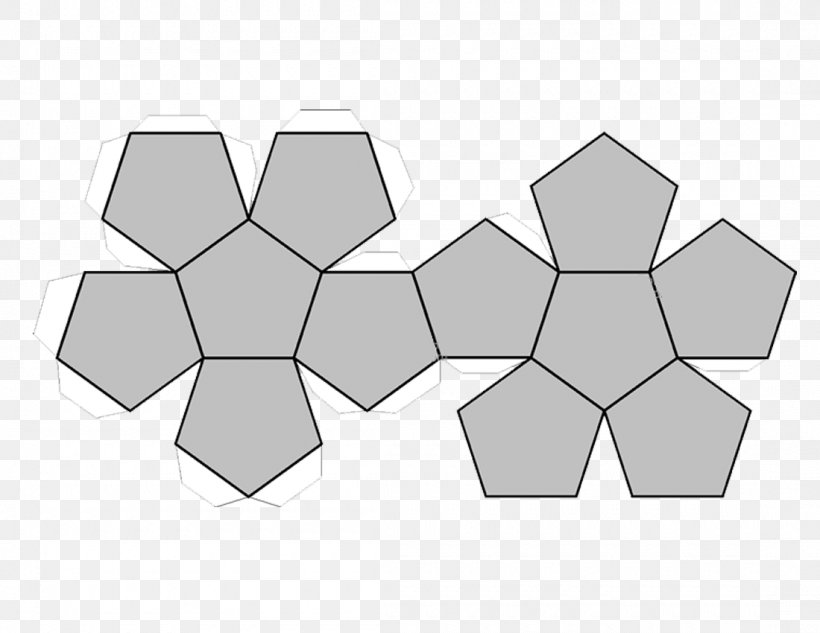 Small Stellated Dodecahedron Geometry Net Pyramid, PNG, 1100x850px, Dodecahedron, Area, Black And White, Diagram, Face Download Free