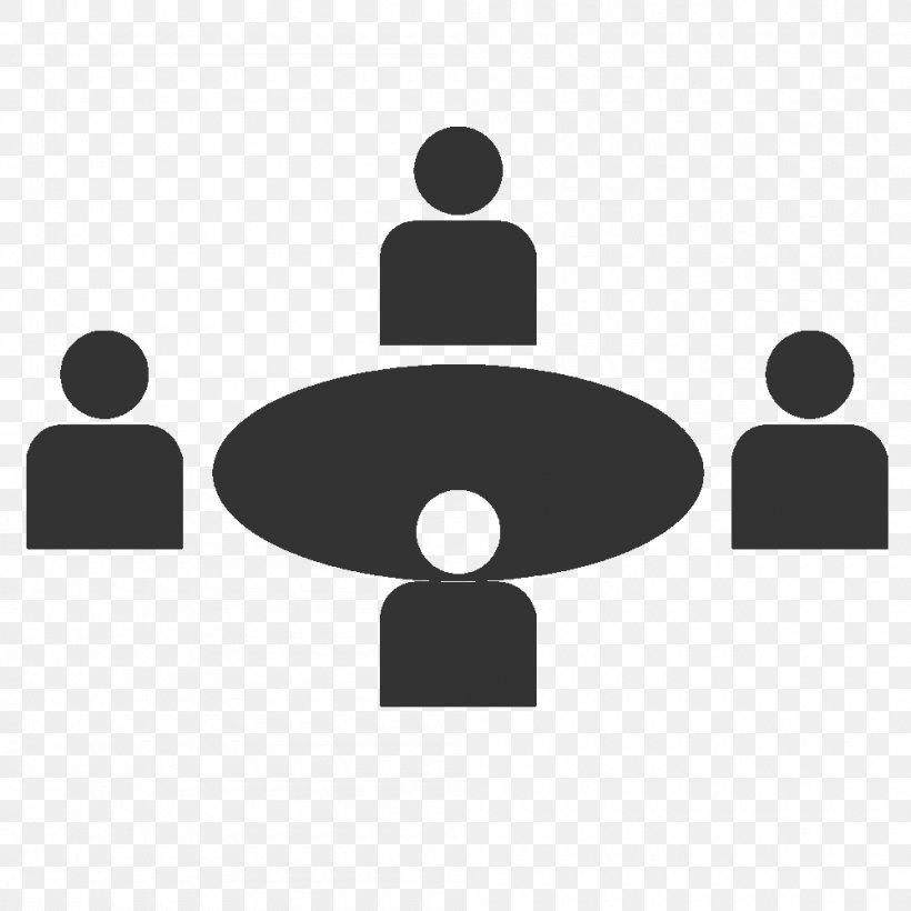 Round Table Clip Art Meeting, PNG, 1000x1000px, Table, Academic Conference, Black And White, Brand, Communication Download Free