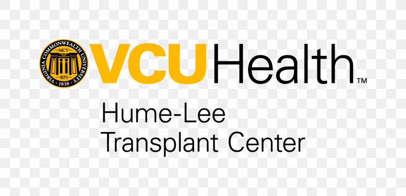 VCU Health Hume-Lee Transplant Center Virginia Commonwealth University Health Logo Hume Lee Transplant Center: Gorman Ryan R, PNG, 1550x751px, Logo, Area, Brand, Clinic, Medicine Download Free