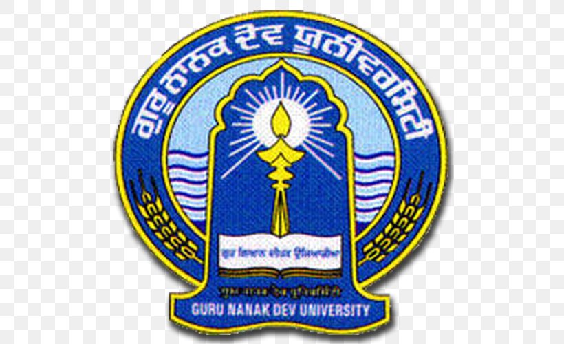 Guru Nanak Dev University College Student University And College Admission, PNG, 500x500px, Guru Nanak Dev University, Academic Degree, Amritsar, Area, Badge Download Free