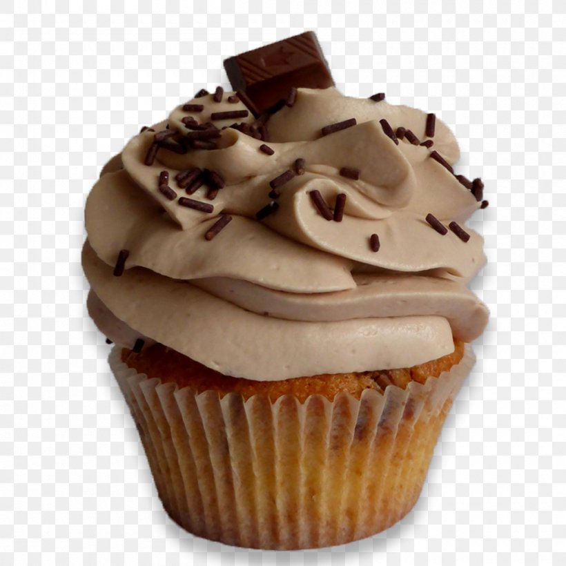 Cupcake Peanut Butter Cup Chocolate Muffin Buttercream, PNG, 1000x1000px, Cupcake, Baking, Biscuits, Buttercream, Cake Download Free