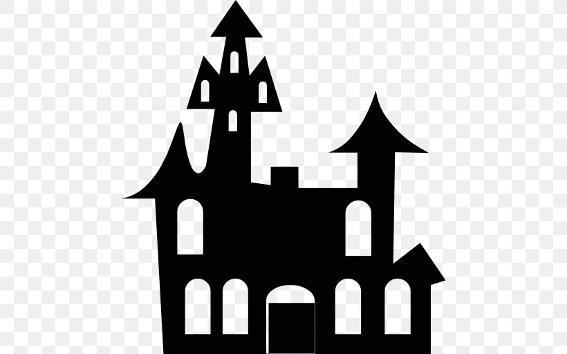Haunted House YouTube Clip Art, PNG, 512x512px, House, Black And White ...