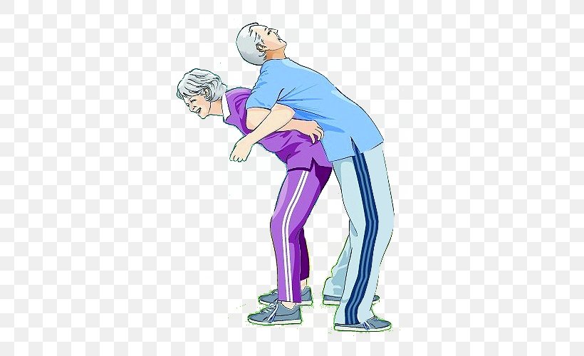Old Age Physical Exercise Illustration, PNG, 500x500px, Watercolor, Cartoon, Flower, Frame, Heart Download Free