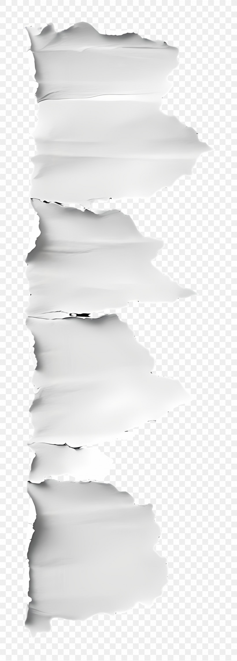 Torn Paper White - Torn Transparent Paper Design Idea PNG