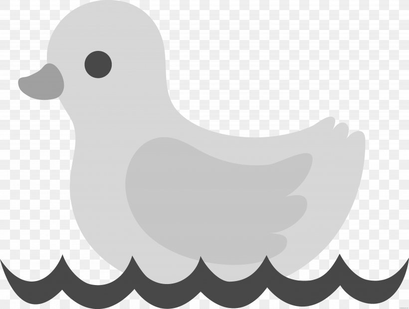 Rubber Duck Clip Art Free Content Image, PNG, 5691x4297px, Duck, Art, Beak, Bird, Black And White Download Free
