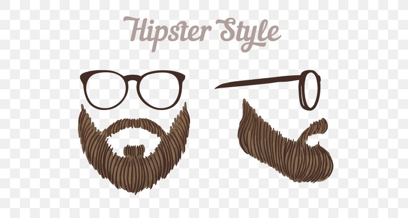 Glasses Beard Hipster Euclidean Vector, PNG, 609x440px, Beard, Brand, Eyewear, Face, Glasses Download Free